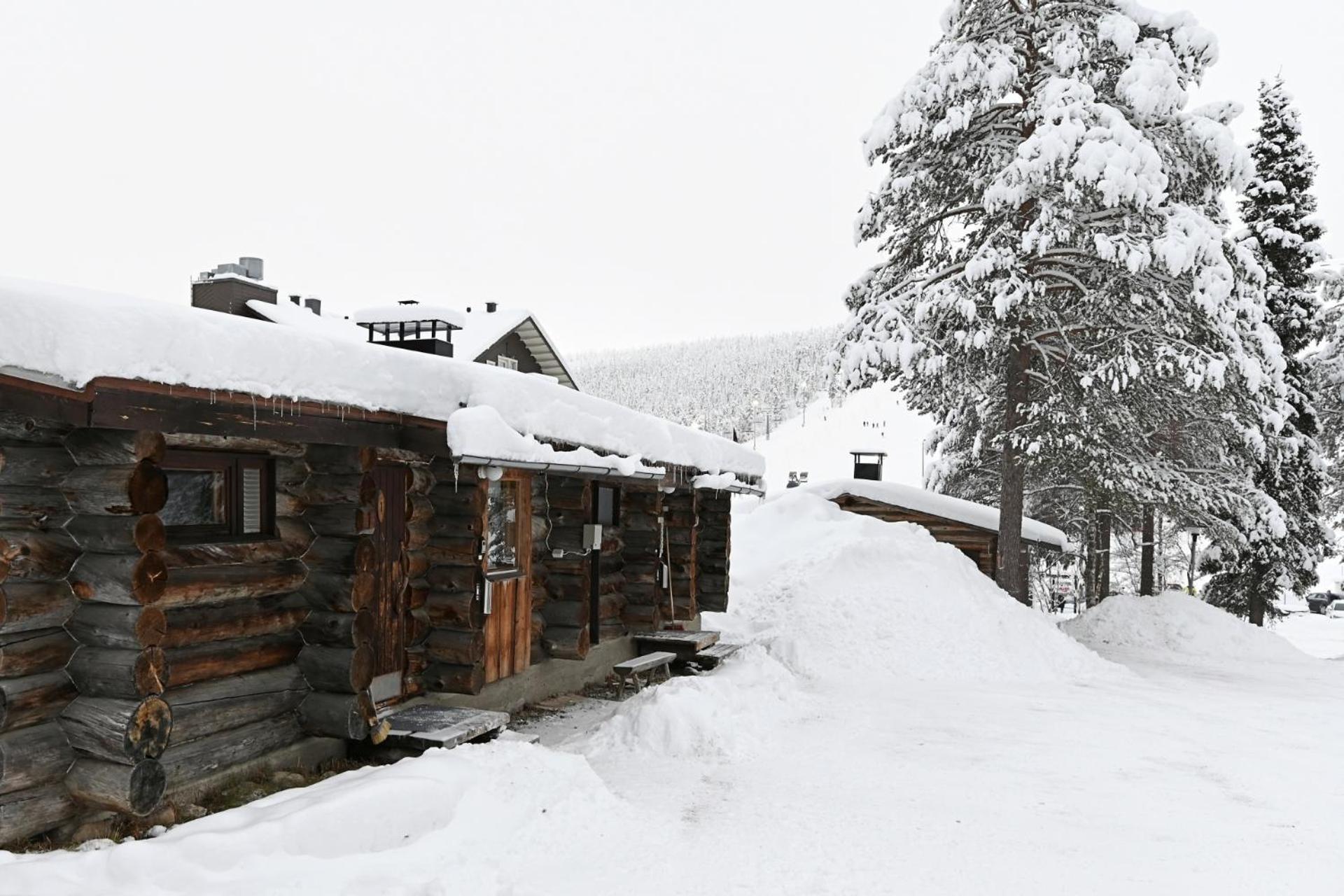 Classic Log Cabin Ski-In Ski-Out Levi Cameră foto
